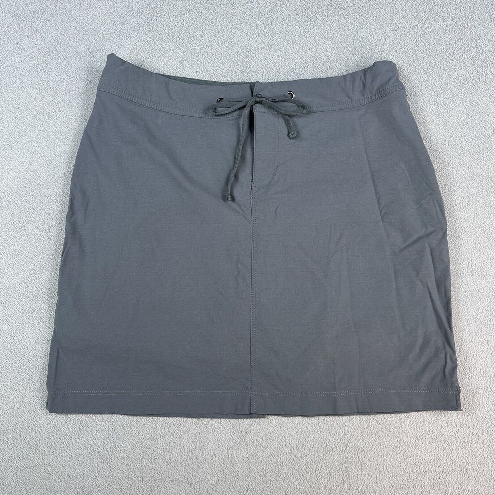 Columbia Skort Womens 8 Medium Gray Activewear Skirt Walking Hiking Travel 16.5"